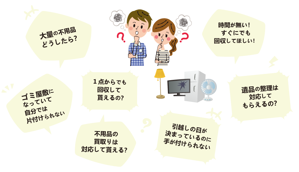 半田エリア/ゴミ処分のお悩み