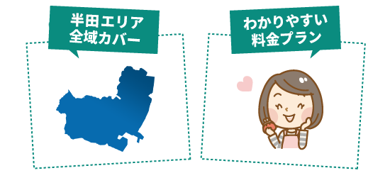 半田市全域に対応・迅速・丁寧なお見積り