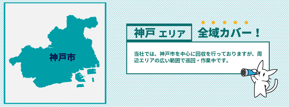 神戸県神戸エリアの地図